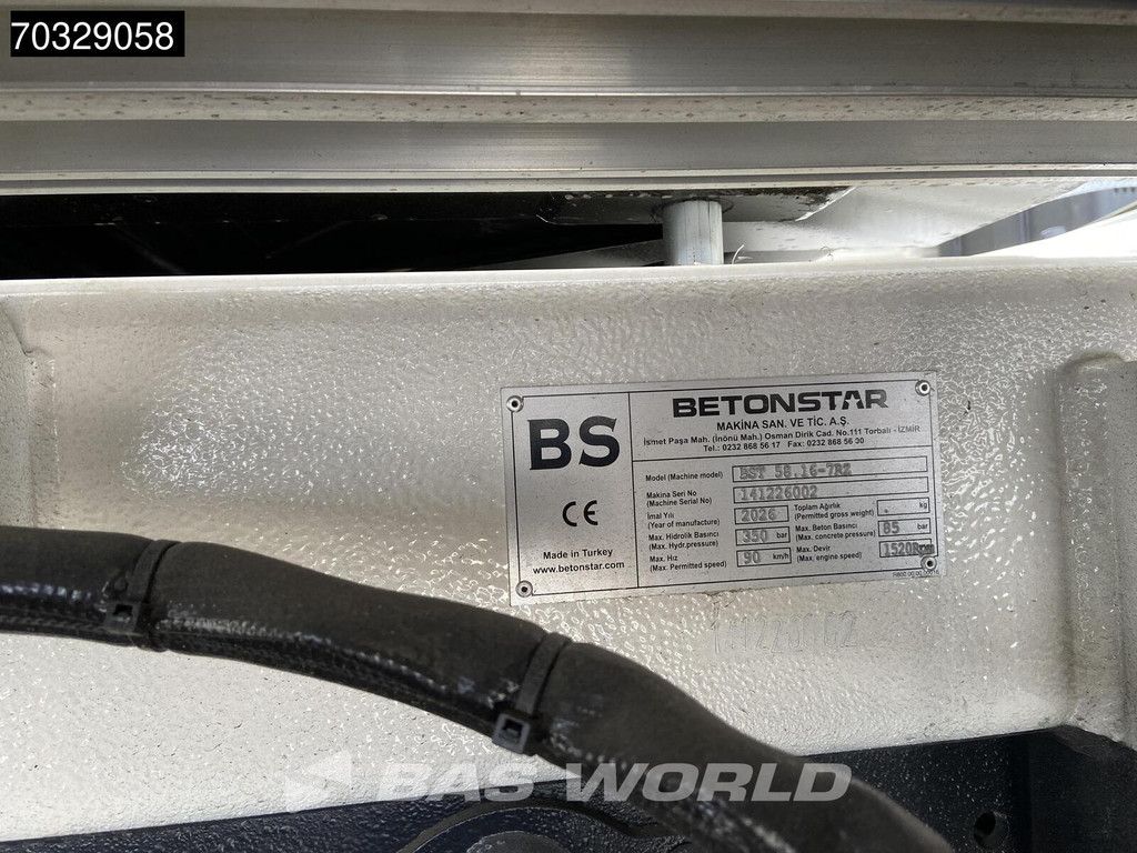 Mercedes Arocs Arocs 4458 10X4 58mtr Betonstar H58-7RZ pump Steel suspension Big-Axle Euro 6