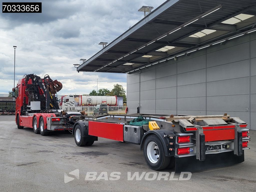 Scania S520 6X2 Combi HIAB J1250Z93 Crane + 21tons Multilift Full Air Retarder Alcoa's
