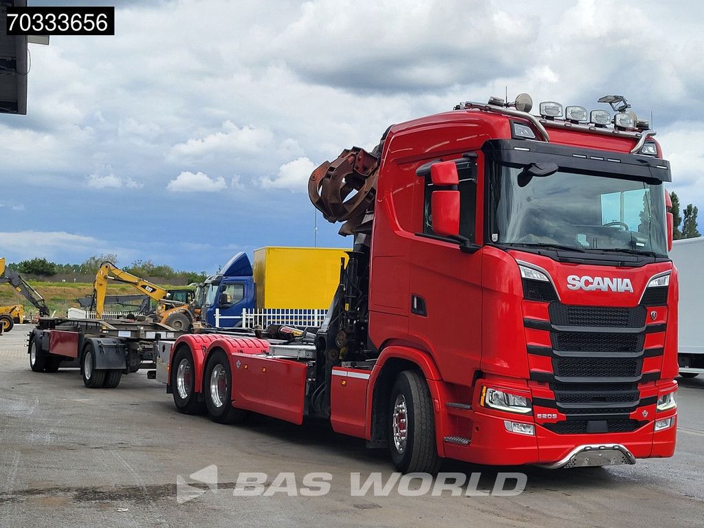 Scania S520 6X2 Combi HIAB J1250Z93 Crane + 21tons Multilift Full Air Retarder Alcoa's