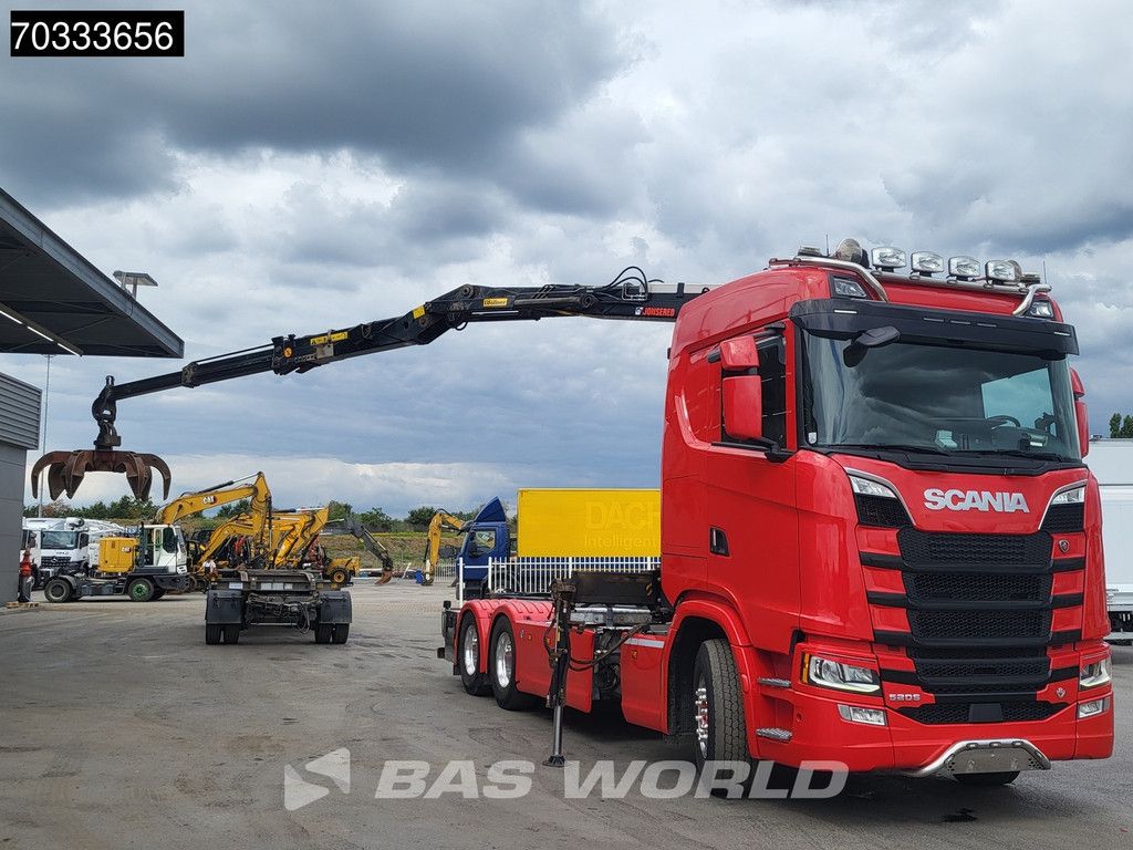Scania S520 6X2 Combi HIAB J1250Z93 Crane + 21tons Multilift Full Air Retarder Alcoa's
