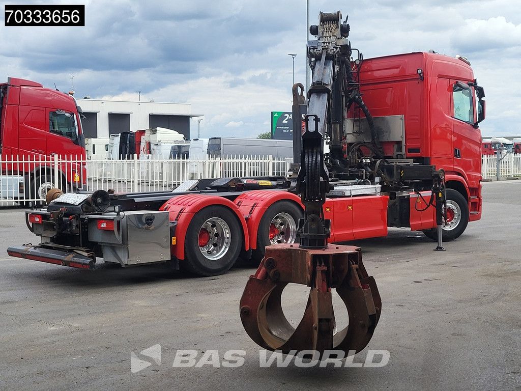 Scania S520 6X2 Combi HIAB J1250Z93 Crane + 21tons Multilift Full Air Retarder Alcoa's