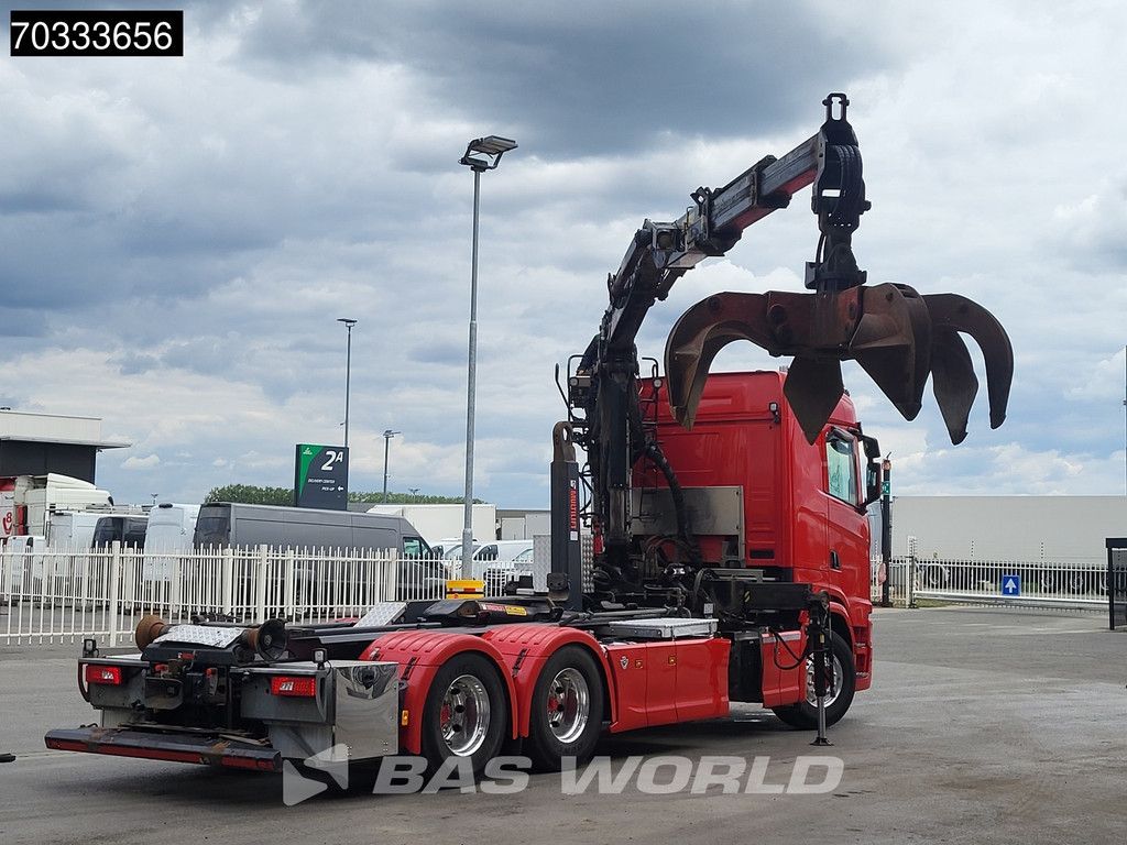 Scania S520 6X2 Combi HIAB J1250Z93 Crane + 21tons Multilift Full Air Retarder Alcoa's