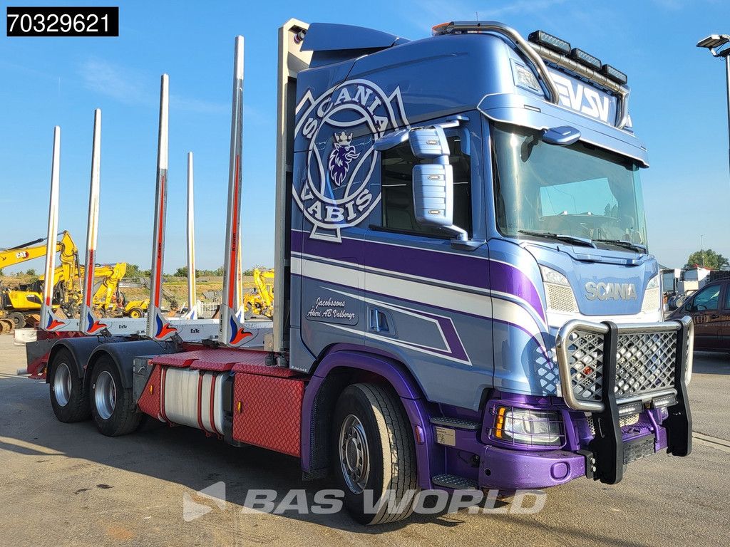 Scania R R 660 6X4 V8 Holztransporter Retarder Automatic ACC Euro 6