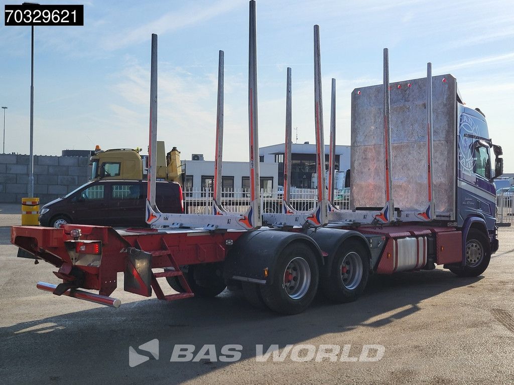 Scania R R 660 6X4 V8 Holztransporter Retarder Automatic ACC Euro 6