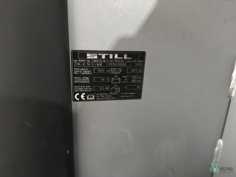 Schubmaststapler Elektrisch Still FM-X14 2019 Stunden 3095