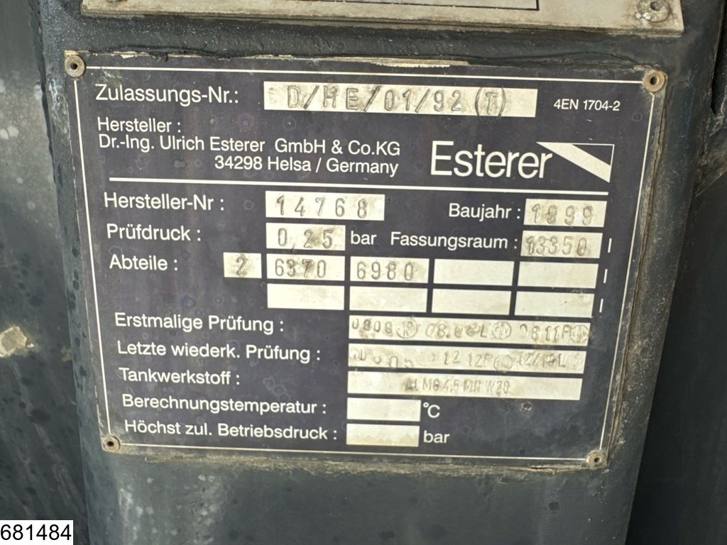 Mercedes Actros 1841 EURO 5, Retarder, Esterer, 13350 L, 2 Comp
