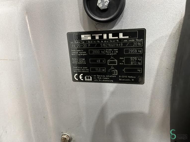 Forklifts Electric Still RX20-20P 2016 Triplex