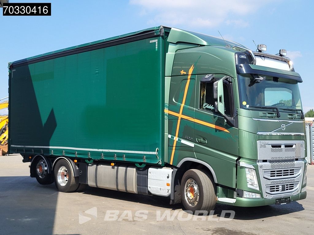 Volvo FH FH 500 6X2 Curtainsider Forklift preparation Lift+steering axle Alcoa's VEB+ Euro 6
