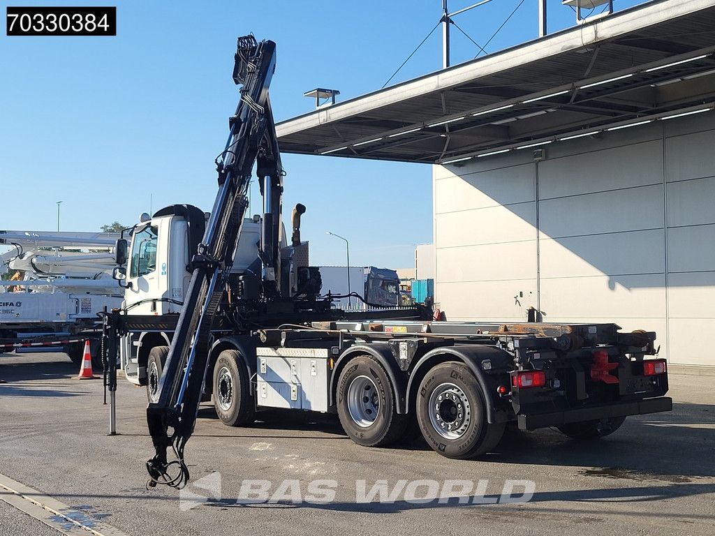 DAF CF 460 8X2 HIAB 144 B-3 HIDUO Crane kran Cable lift Lift+steering axle Euro 6
