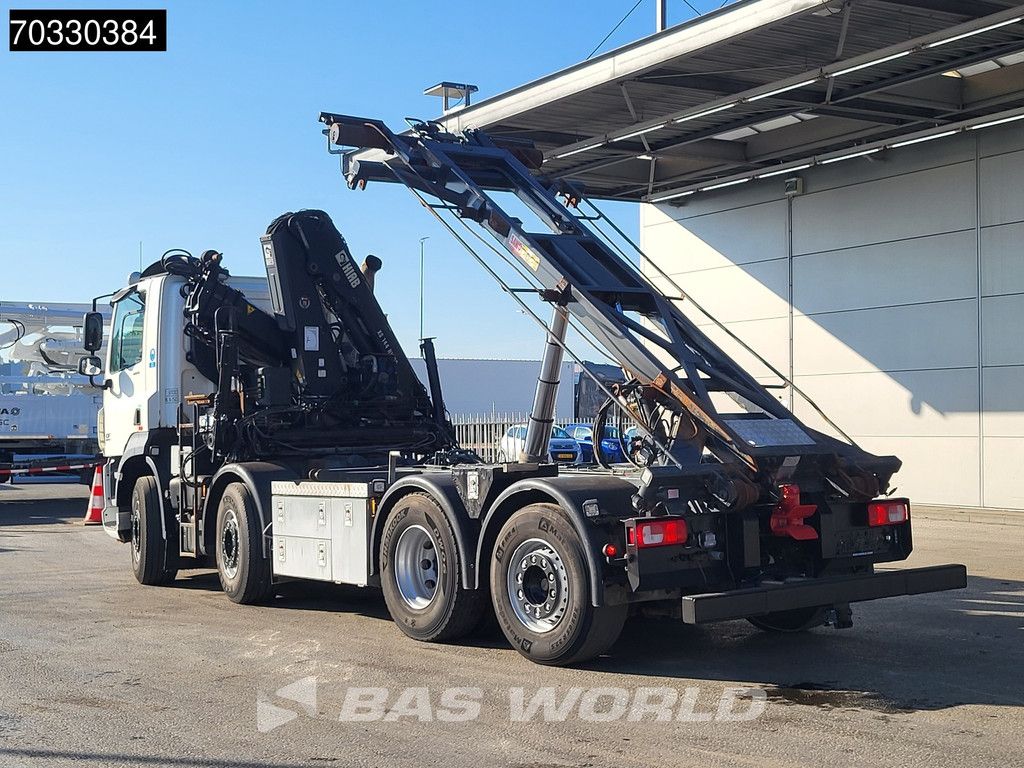 DAF CF 460 8X2 HIAB 144 B-3 HIDUO Crane kran Cable lift Lift+steering axle Euro 6
