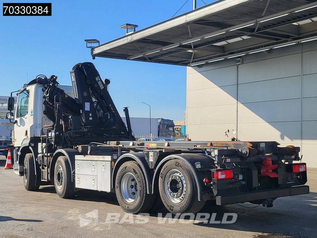 DAF CF 460 8X2 HIAB 144 B-3 HIDUO Crane kran Cable lift Lift+steering axle Euro 6
