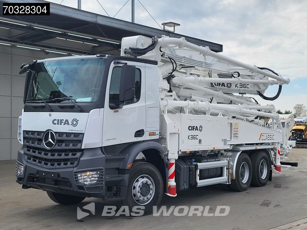 Mercedes Arocs 2646 6X4 NEW! 36 mtr CIFA K36C-PU17080 Pump Steelsuspension Big-Axle Euro 6