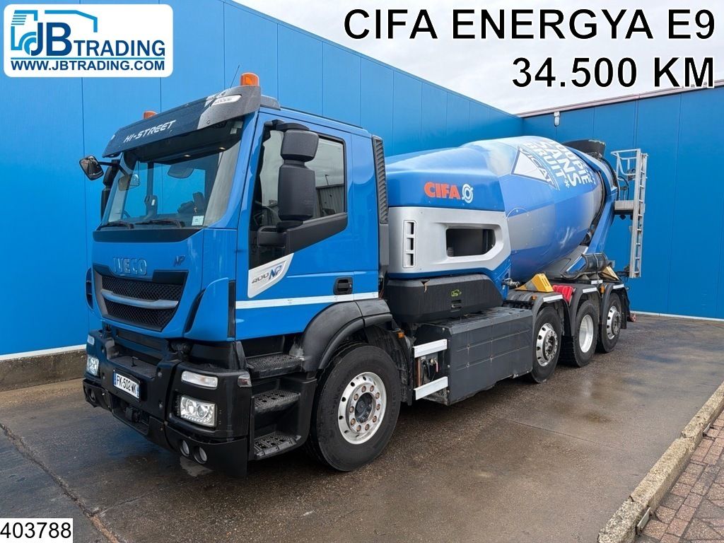 Iveco Stralis 400 CNG 8X2, EURO 6, CNG, CIFA 9m3, Electric