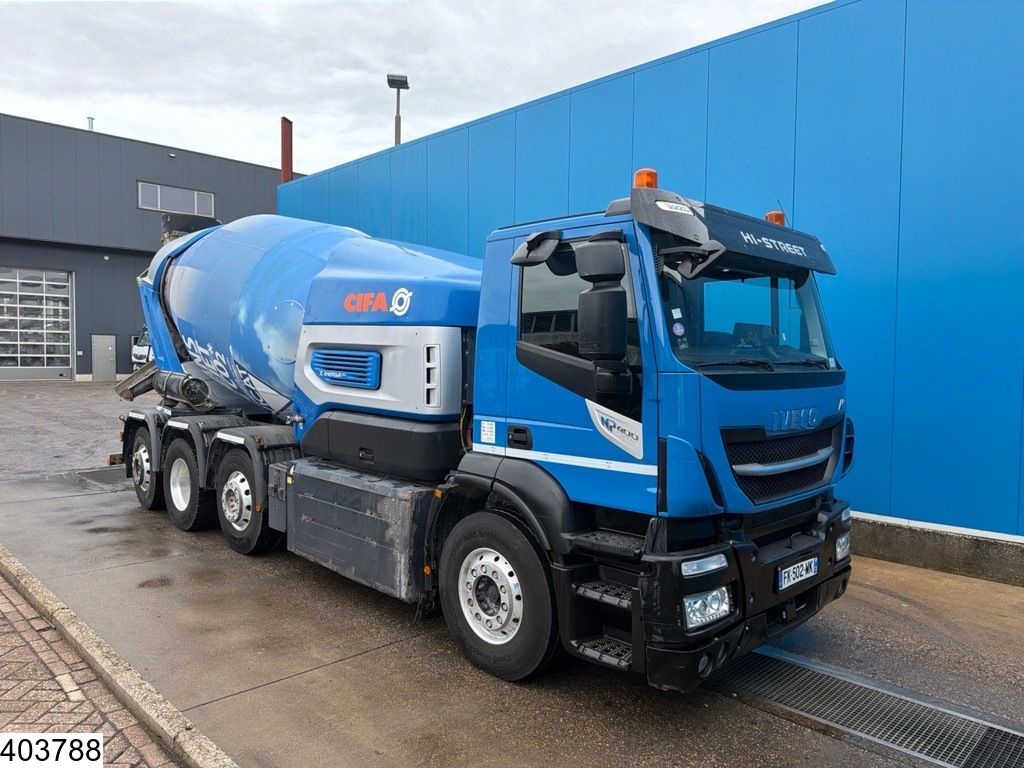 Iveco Stralis 400 CNG 8X2, EURO 6, CNG, CIFA 9m3, Electric
