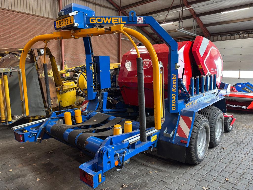 Lely Welger RP 245 Profi pers, Goweil G5040 kombi short