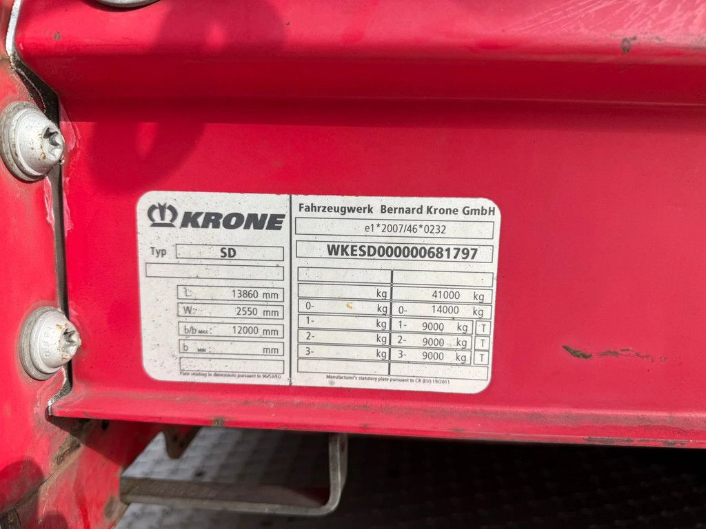 Krone SD 2X Liftas APK/TUV 19-09-2026
