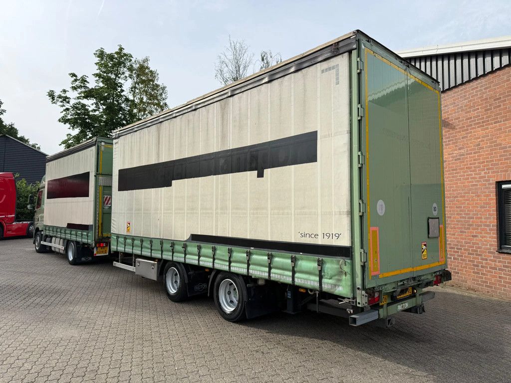 DAF CF 370 Mega Volume Combi Dhollandia 2000KG Pacton Aanhanger Schuifdak NL truck APK/TUV 24-12-2026