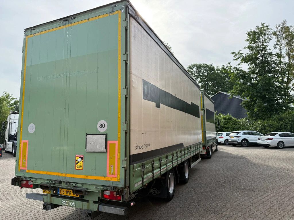 DAF CF 370 Mega Volume Combi Dhollandia 2000KG Pacton Aanhanger Schuifdak NL truck APK/TUV 24-12-2026