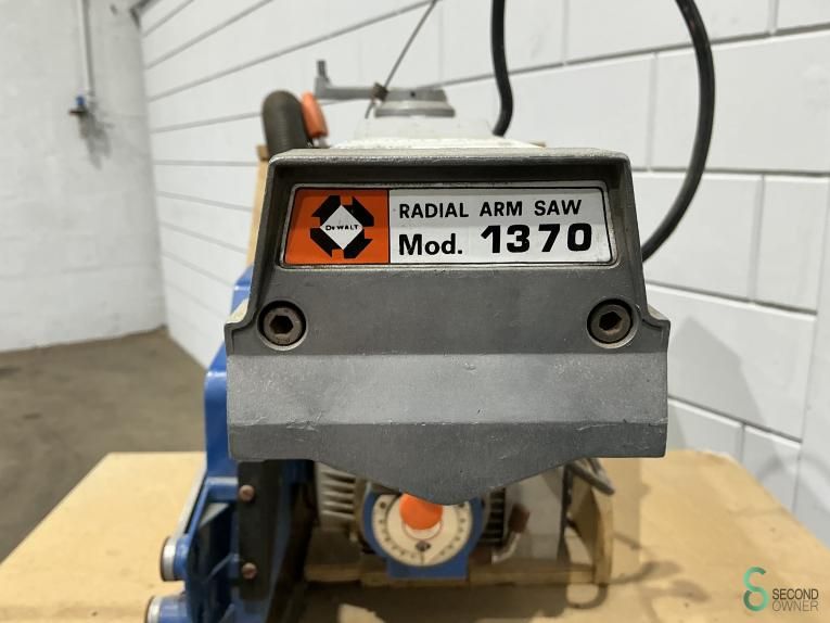 Radial arm saws Dewalt 1370 1984