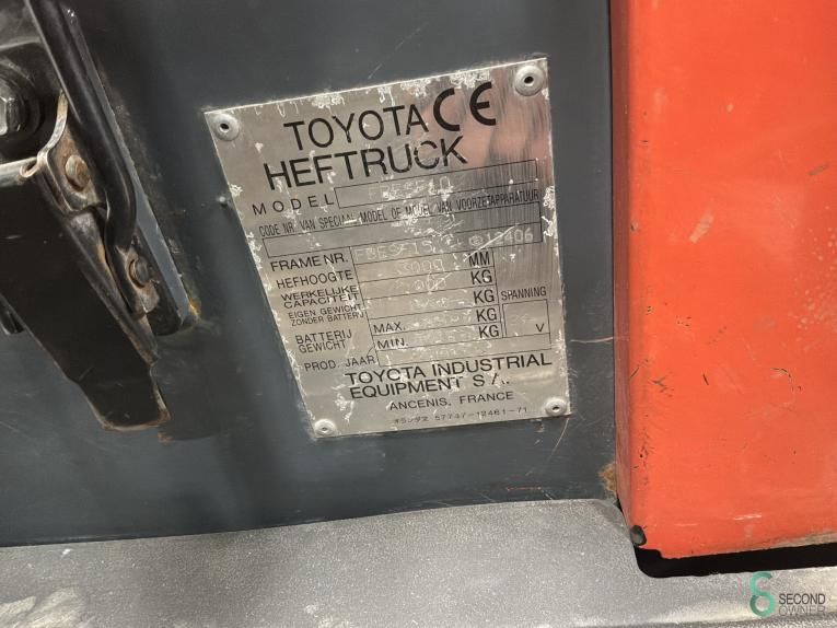 Gabelstapler Elektrisch Toyota FBESF10 2000