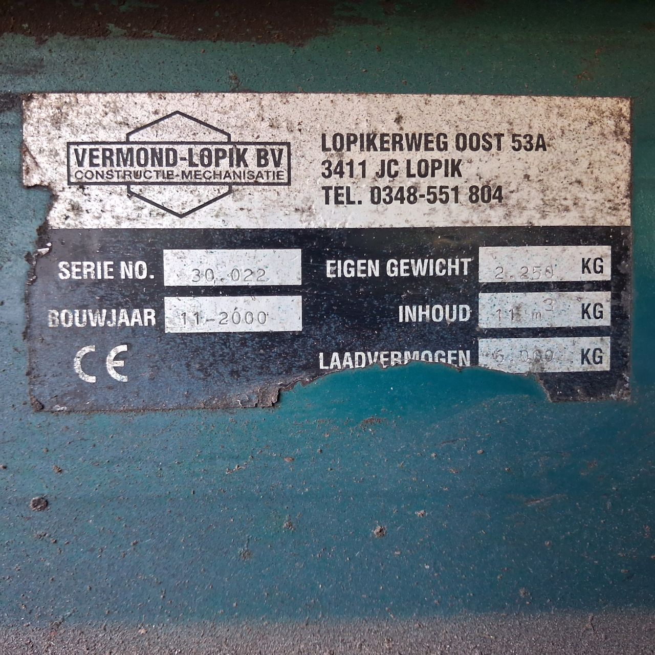 Vermond Kipper,Snipperkipper Ford 8210 Tractor