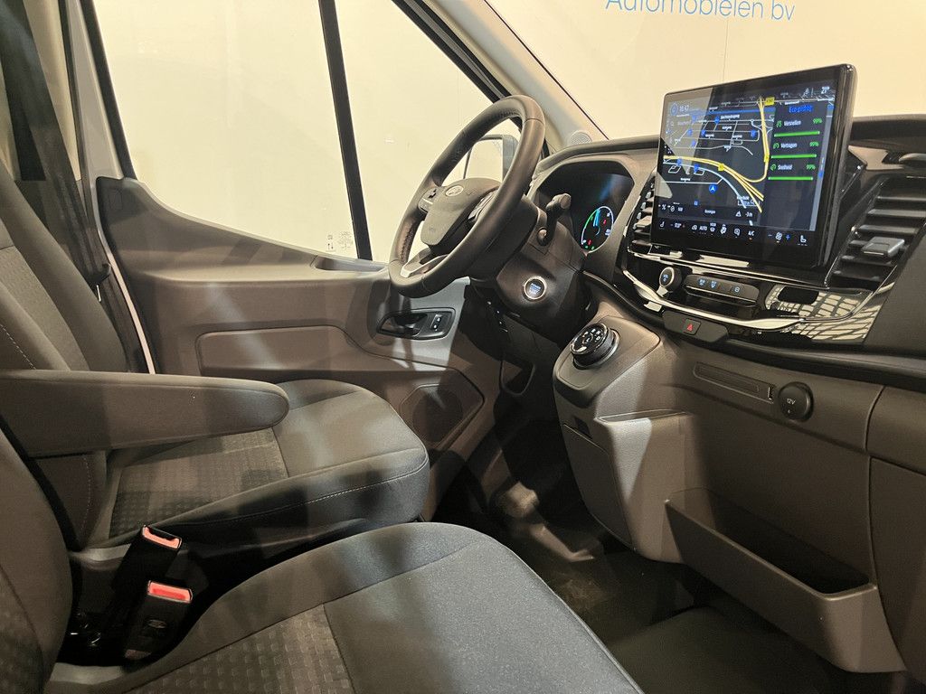 Ford E-Transit 350 L3H1 Trend 68 kWh RWD Kipper / Tipper / 100% Elektrisch / Airco / Cruise Control / Camera / CarPlay / Navigatie / 3-Zits / 1.450 KM !! RIJKLAAR !!