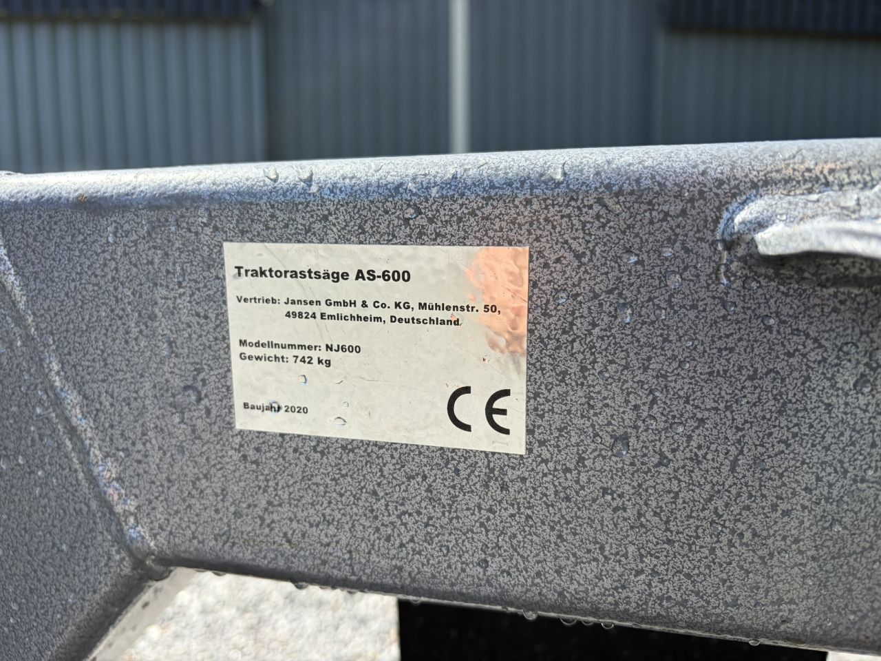 Snoeizaag voor voorlader verreiker shovel