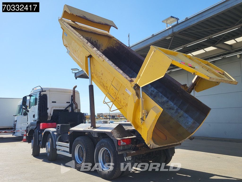 MAN TGS 41.480 8X4 15m3 tipper steel suspension Big-Axle Automatic Retarder Euro 6