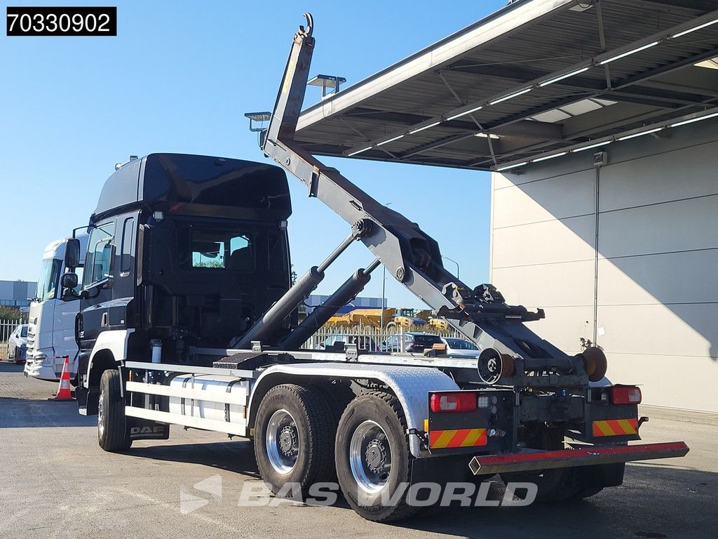 DAF CF CF 510 6X4 20tons hooklift Steelsuspension Big-Axle Manual Retarder Euro 6