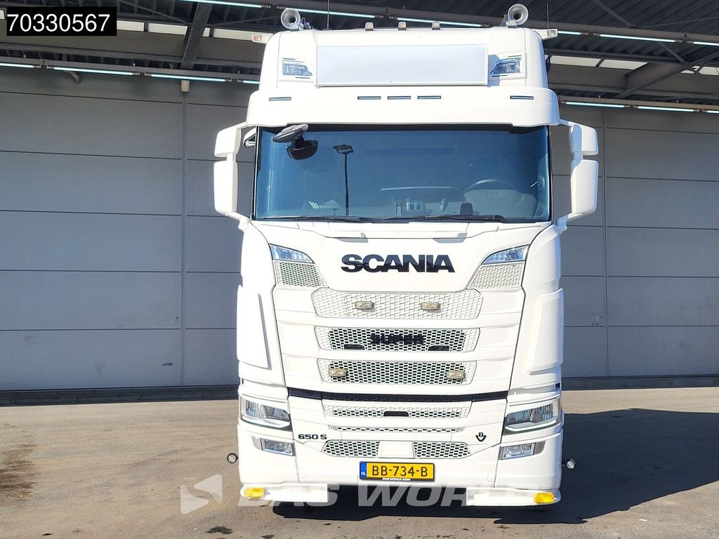 Scania S650 4X2 NL-Truck APK 06-2027 Full-Air Retarder 2xTanks Leder Standklima ACC Alcoa's