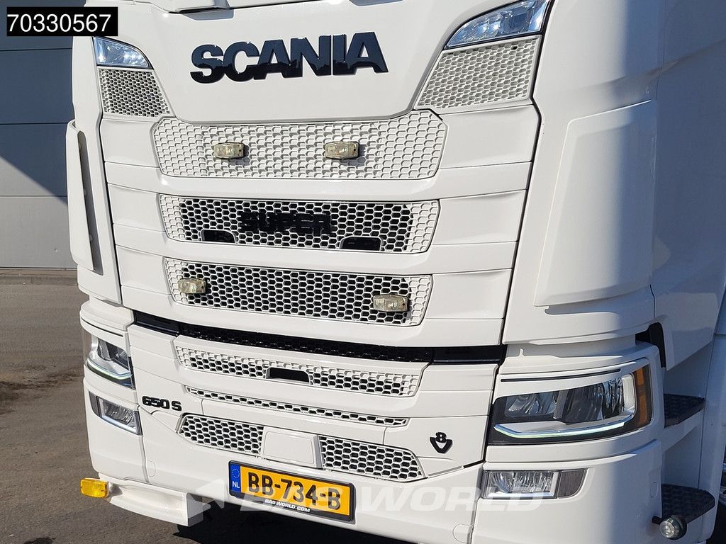Scania S650 4X2 NL-Truck APK 06-2027 Full-Air Retarder 2xTanks Leder Standklima ACC Alcoa's