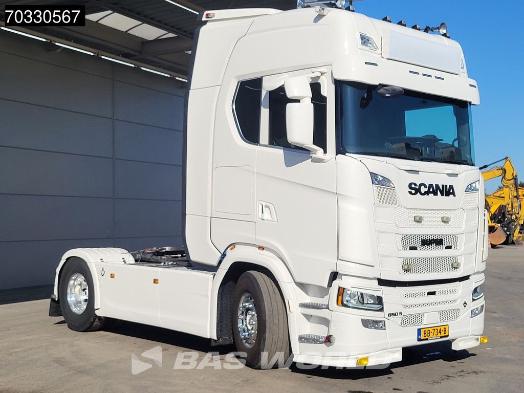 Scania S650 4X2 NL-Truck APK 06-2027 Full-Air Retarder 2xTanks Leder Standklima ACC Alcoa's