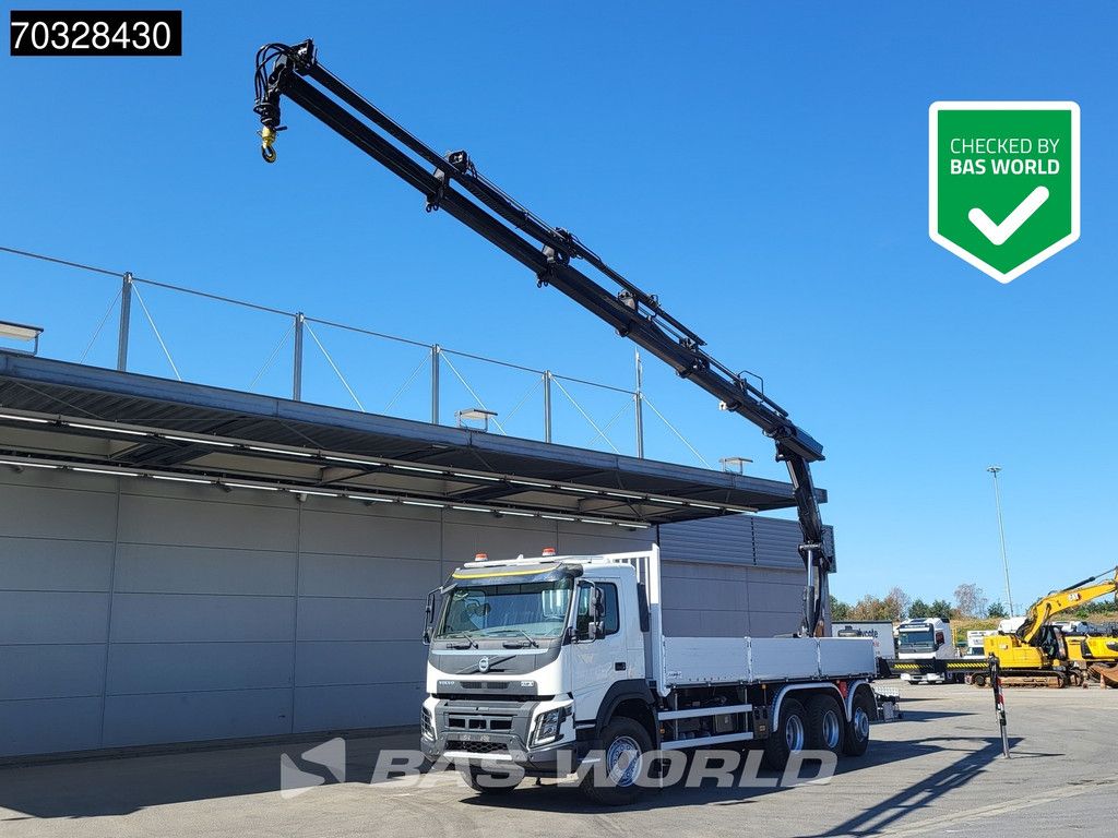 Volvo FMX FMX 420 8X4 HIAB X-HIPRO 262 E-6 Crane Kran Lift+steering axle VEB+ Euro 6