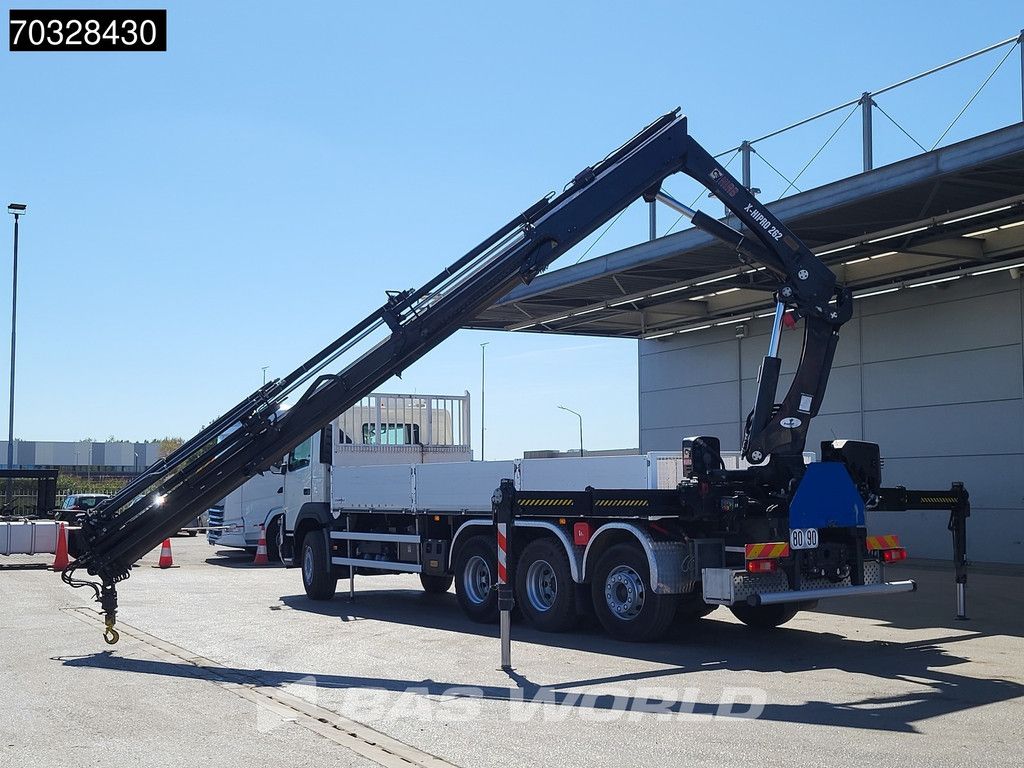 Volvo FMX FMX 420 8X4 HIAB X-HIPRO 262 E-6 Crane Kran Lift+steering axle VEB+ Euro 6