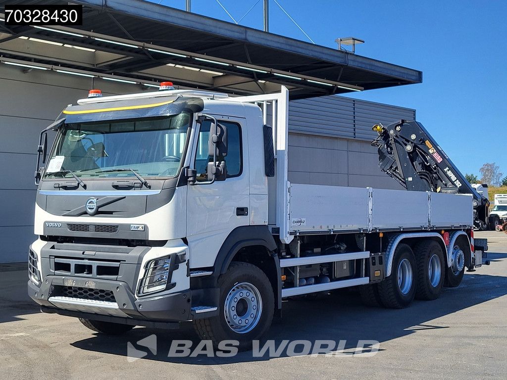 Volvo FMX FMX 420 8X4 HIAB X-HIPRO 262 E-6 Crane Kran Lift+steering axle VEB+ Euro 6
