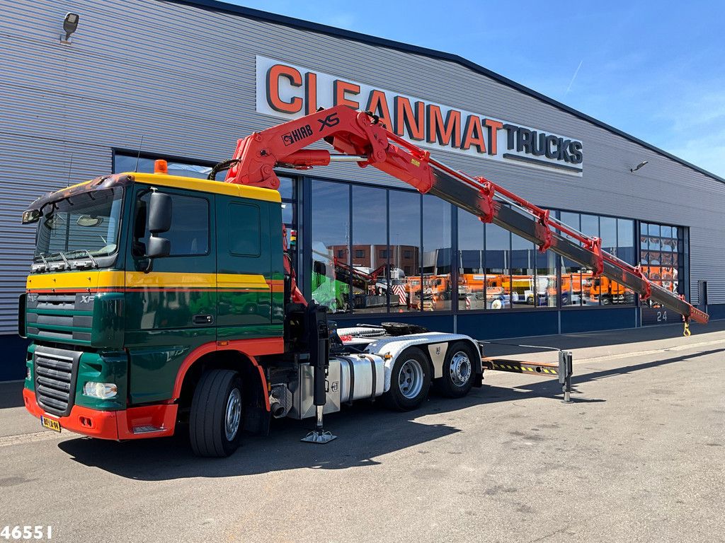 DAF FTN 105 XF 460 6x2 Hiab 60 Tonmeter laakraan