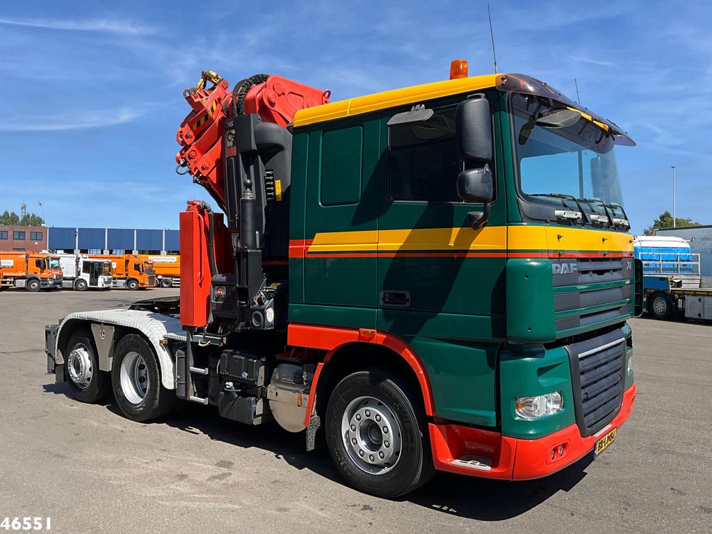 DAF FTN 105 XF 460 6x2 Hiab 60 Tonmeter laakraan
