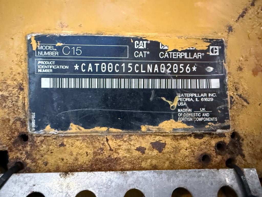 CAT C15 - 625 kVA Used Generator - DPX-12664