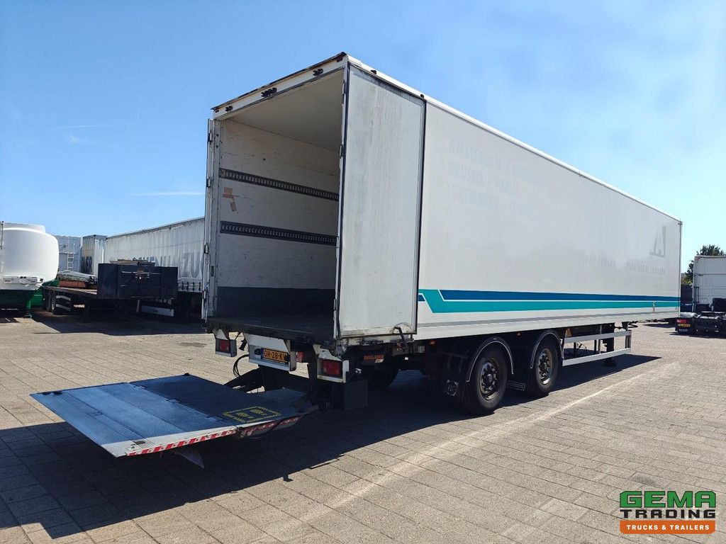 Hertoghs LPRS18 2 Achsen BPW – Liftachse – Lenkachse (Tridec) – Dhollandia 2000 kg Unterschiebe-Heckklappe