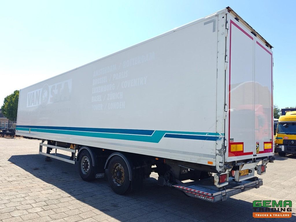 Hertoghs LPRS18 2 Achsen BPW – Liftachse – Lenkachse (Tridec) – Dhollandia 2000 kg Unterschiebe-Heckklappe