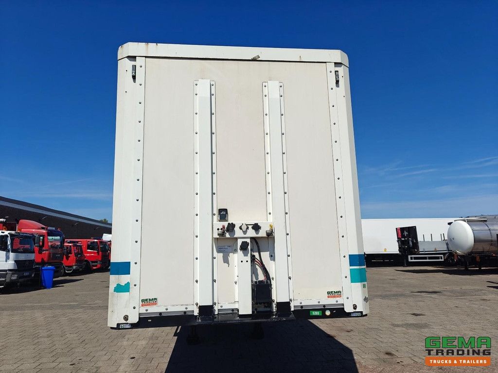 Hertoghs LPRS18 2 Achsen BPW – Liftachse – Lenkachse (Tridec) – Dhollandia 2000 kg Unterschiebe-Heckklappe