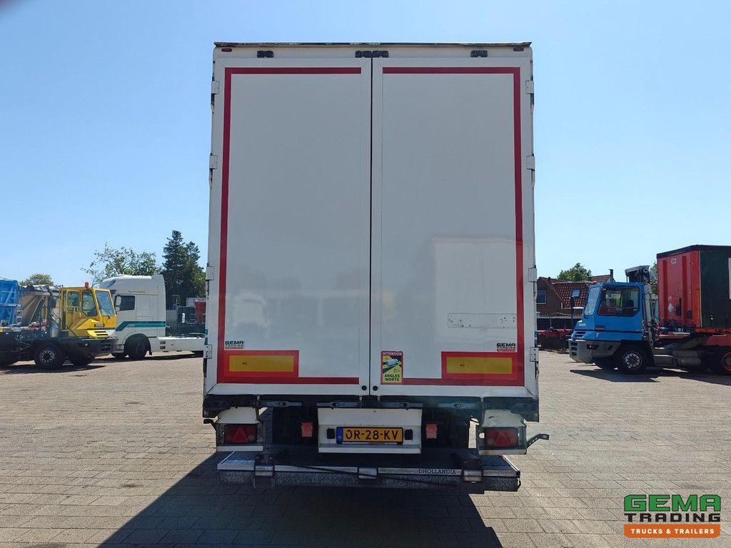 Hertoghs LPRS18 2 Achsen BPW – Liftachse – Lenkachse (Tridec) – Dhollandia 2000 kg Unterschiebe-Heckklappe
