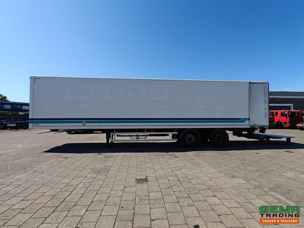 Hertoghs LPRS18 2 Achsen BPW – Liftachse – Lenkachse (Tridec) – Dhollandia 2000 kg Unterschiebe-Heckklappe