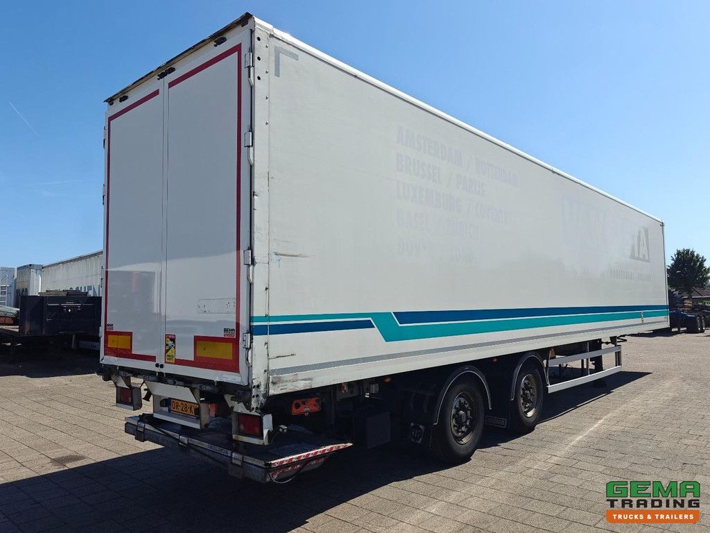 Hertoghs LPRS18 2 Achsen BPW – Liftachse – Lenkachse (Tridec) – Dhollandia 2000 kg Unterschiebe-Heckklappe