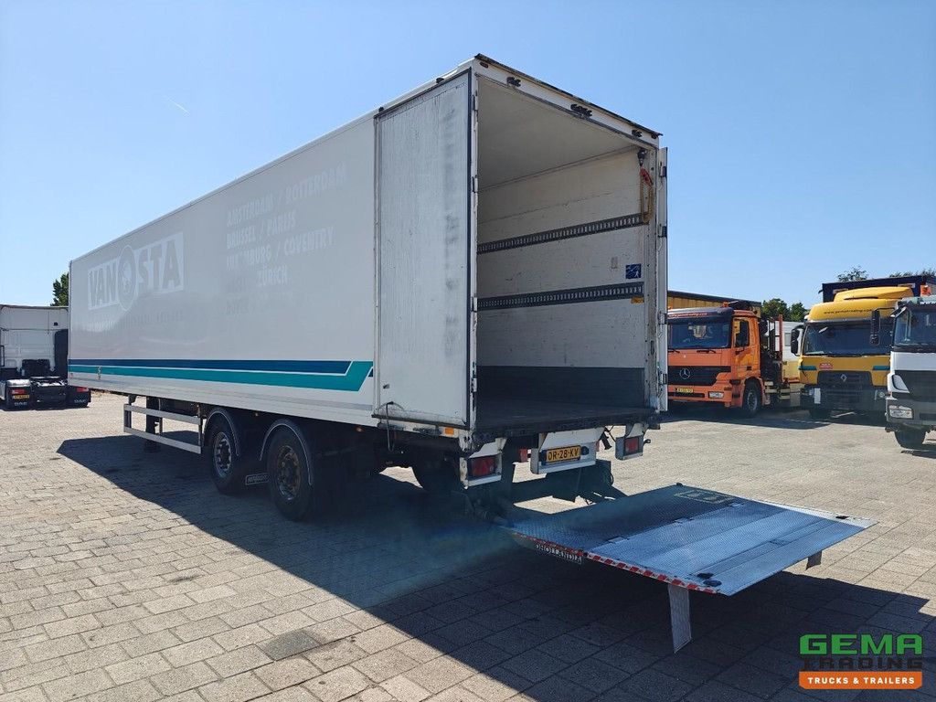 Hertoghs LPRS18 2 Achsen BPW – Liftachse – Lenkachse (Tridec) – Dhollandia 2000 kg Unterschiebe-Heckklappe