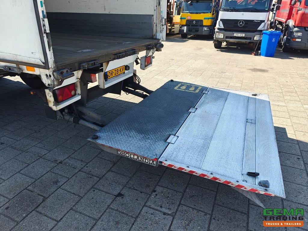 Hertoghs LPRS18 2 Achsen BPW – Liftachse – Lenkachse (Tridec) – Dhollandia 2000 kg Unterschiebe-Heckklappe