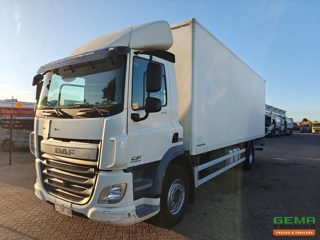 DAF CF 290 FA 4x2 DayCab Euro6A – AluTeam-Kofferaufbau 7,8 m + 2000 kg Ladebordwand – SmartTacho V2 – Seitentür