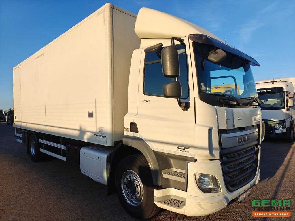 DAF CF 290 FA 4x2 DayCab Euro6A – AluTeam-Kofferaufbau 7,8 m + 2000 kg Ladebordwand – SmartTacho V2 – Seitentür