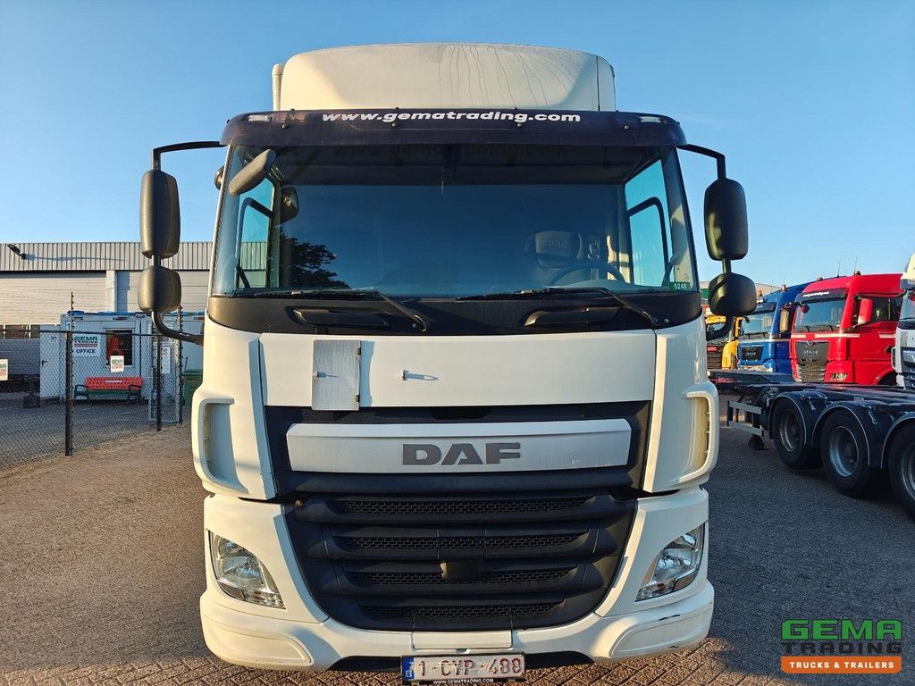 DAF CF 290 FA 4x2 DayCab Euro6A – AluTeam-Kofferaufbau 7,8 m + 2000 kg Ladebordwand – SmartTacho V2 – Seitentür
