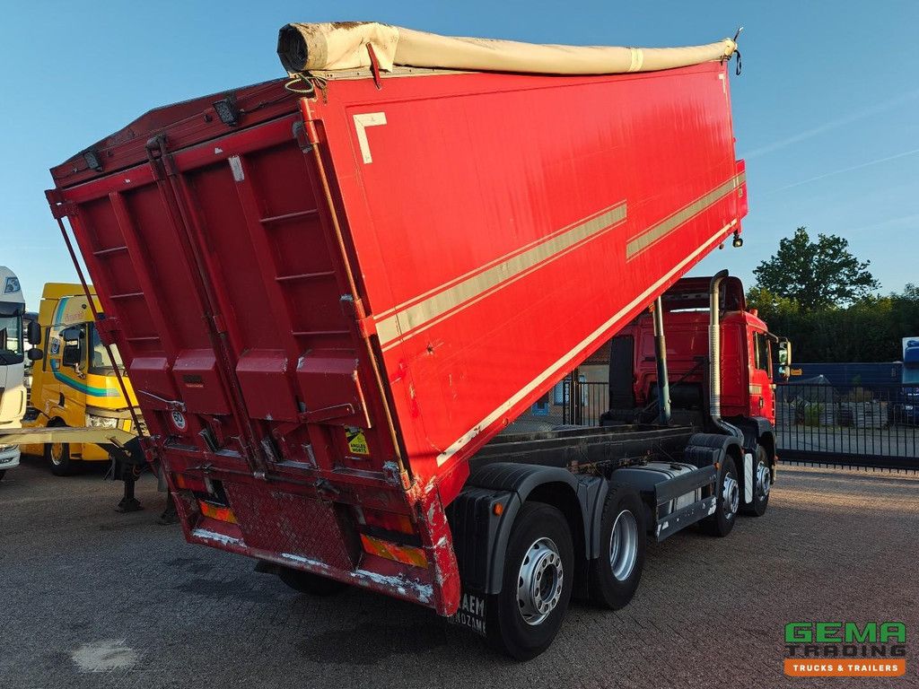 MAN TGA 35.410 8x2/4 Day Cab Euro3 - Aluminum Tipper 33.4 m³ - Manual Transmission - Tarpaulin - Belgian Registration